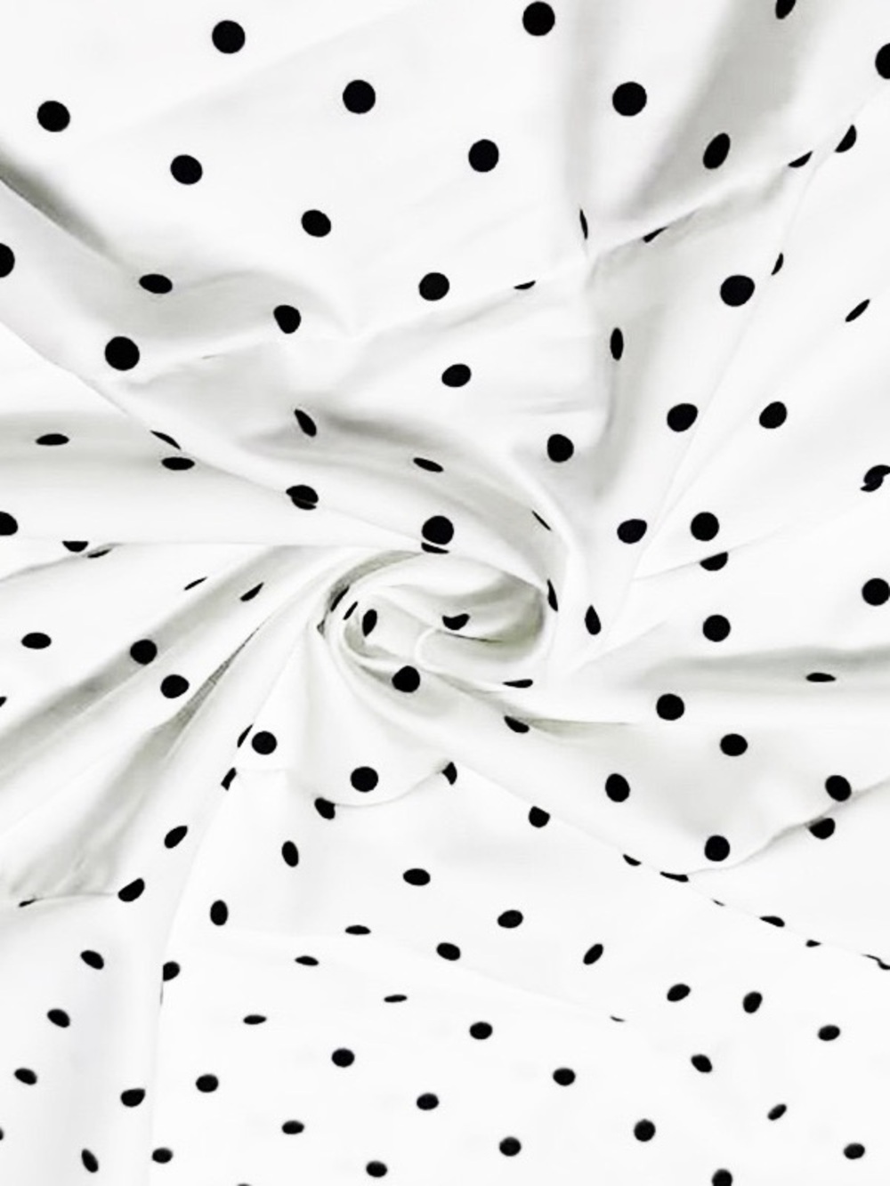 Elegant White Polka Dot Maxi Dress - Picture 10 of 16
